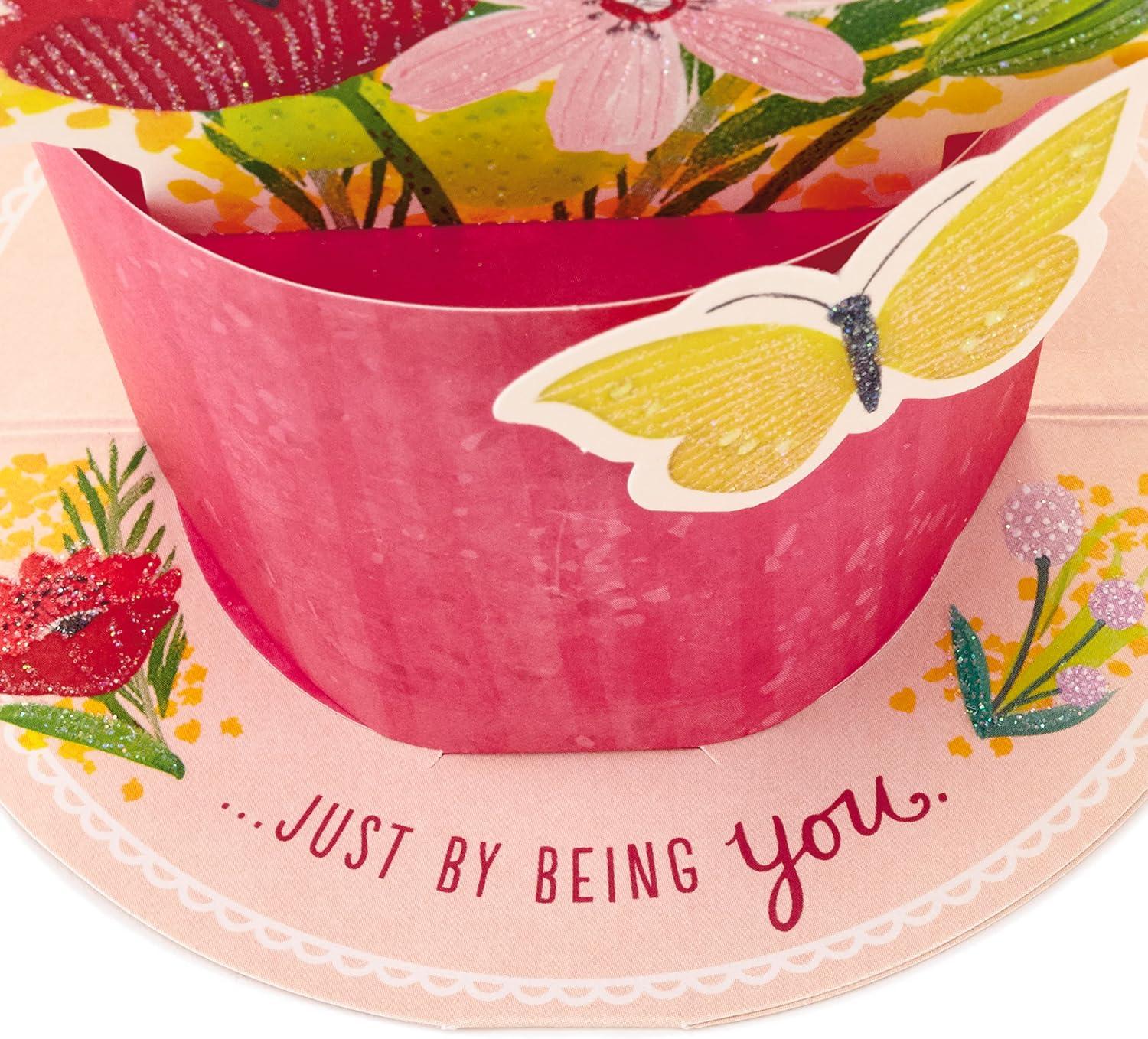 imageHallmark Pop Up Mothers Day Card or Birthday Card for Women Her Grandma Sister Daughter Friend Flower BouquetPop Up Displayable Bouquet