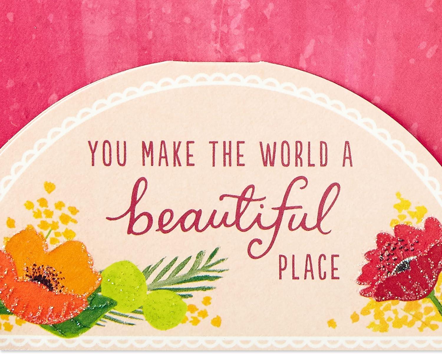 imageHallmark Pop Up Mothers Day Card or Birthday Card for Women Her Grandma Sister Daughter Friend Flower BouquetPop Up Displayable Bouquet