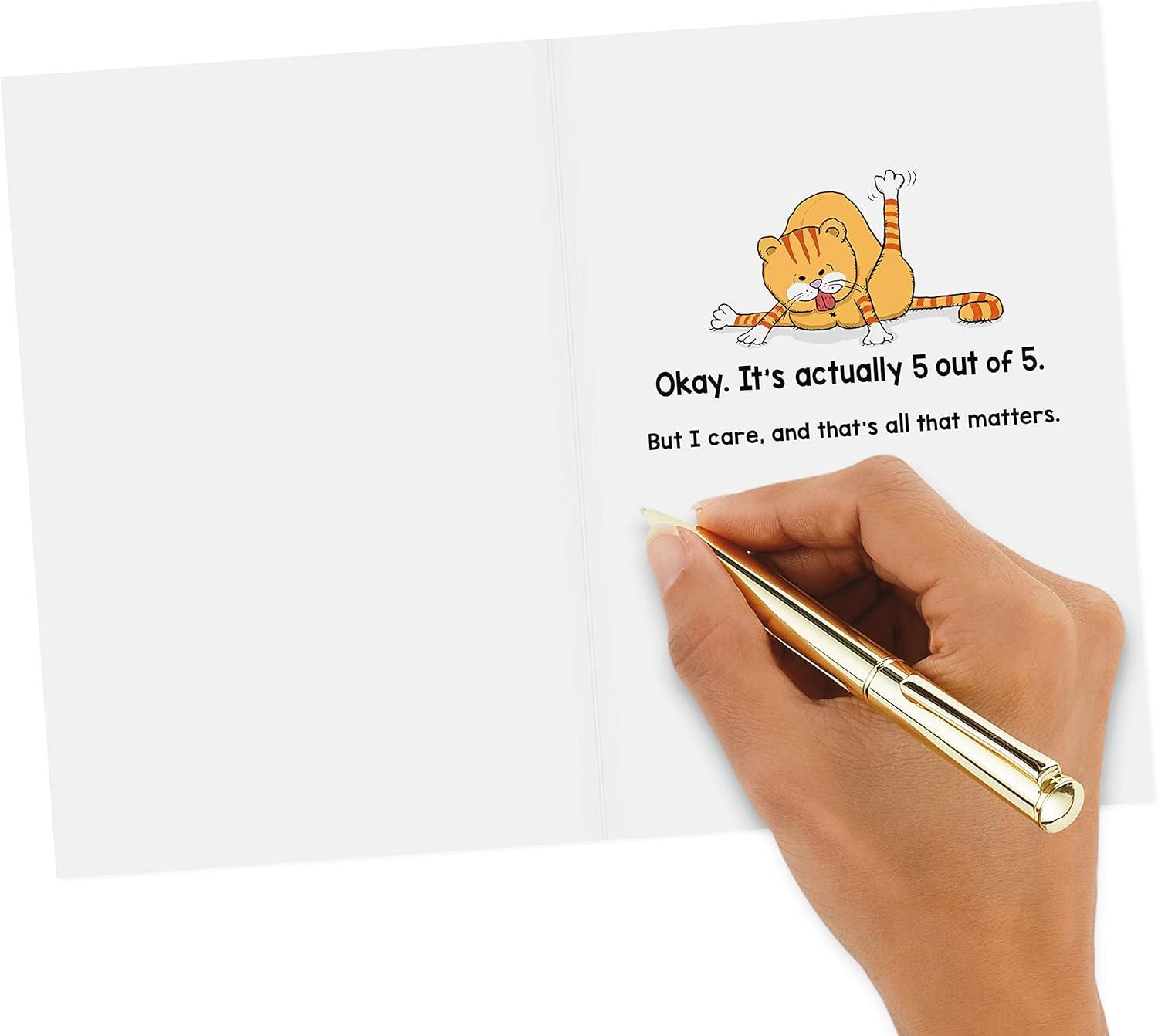 imageHallmark Shoebox Funny Birthday Card Too Old for TikTokCats Dont Care Dont Think Too Hard