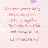 Hallmark Birthday Card for Mom from Daughter (Favorite Memories)(Favorite Memories)