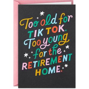 Hallmark Shoebox Funny Birthday Card (Too Old for TikTok)(Too Old for TikTok)