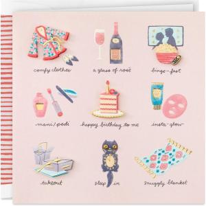Hallmark Signature Birthday Card for Women (Perfect Birthday)(Perfect Birthday)