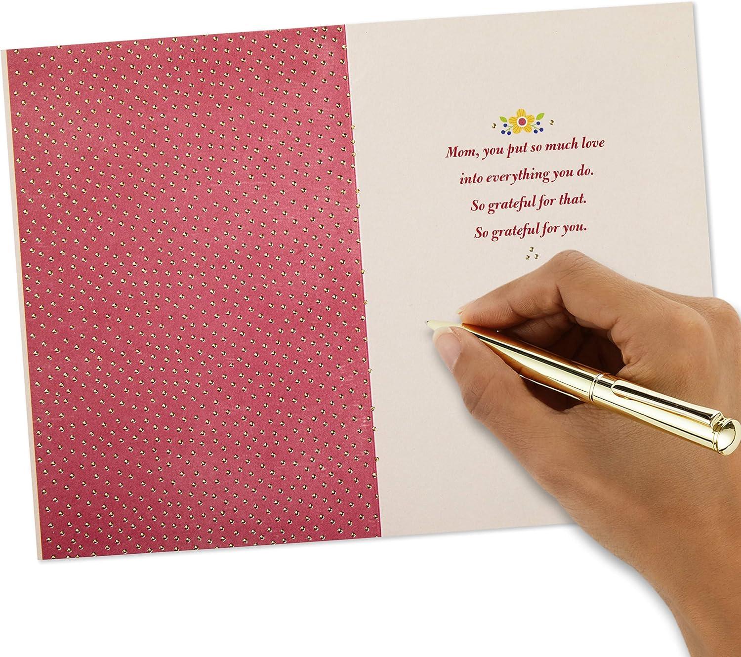 imageHallmark Birthday Card for Mom from Both or All Warm Welcoming MomGrateful for You