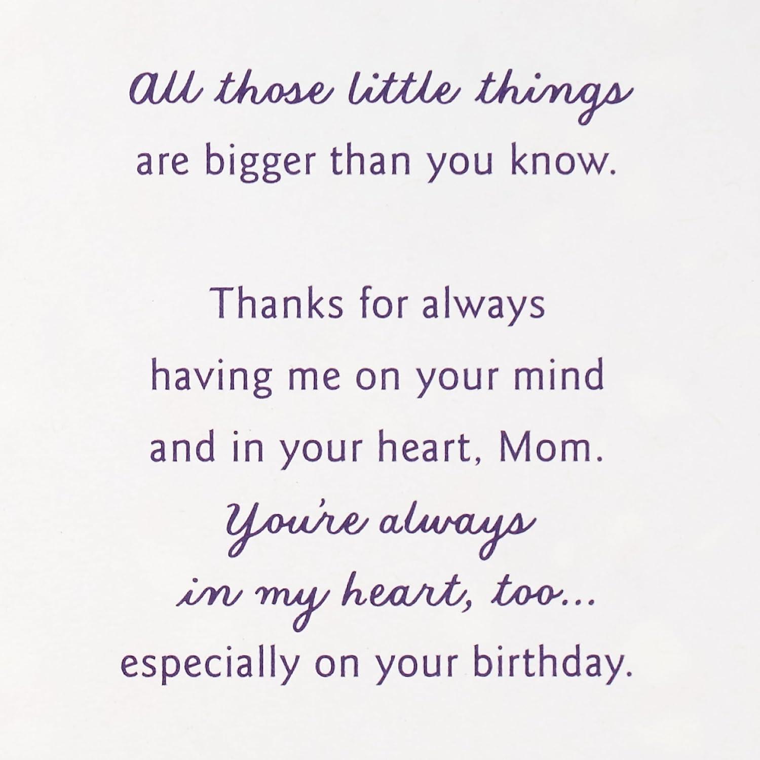 imageHallmark Birthday Card for Mom from Both or All Warm Welcoming MomLittle Things
