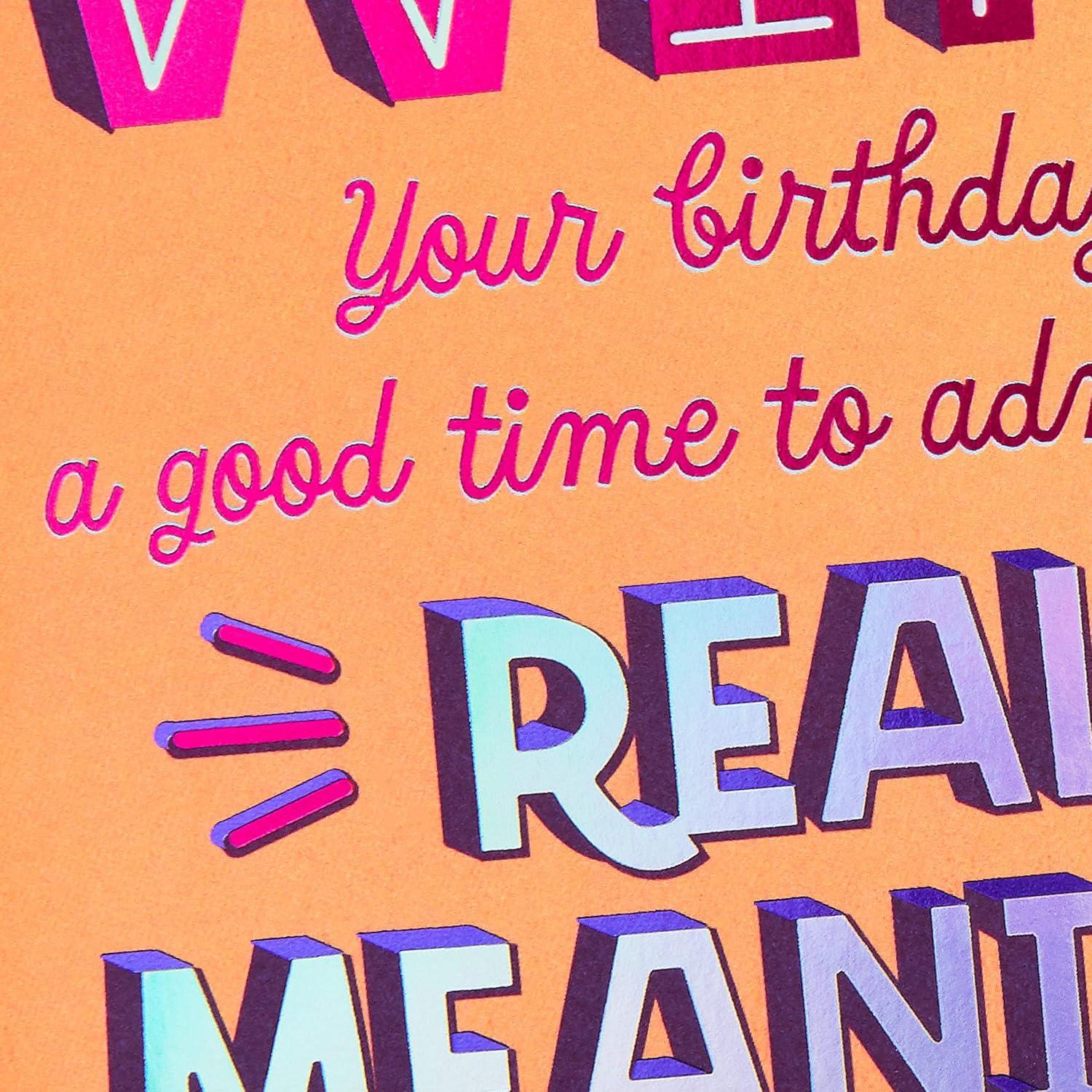 imageHallmark Funny Birthday Card for Wife Really Mean It