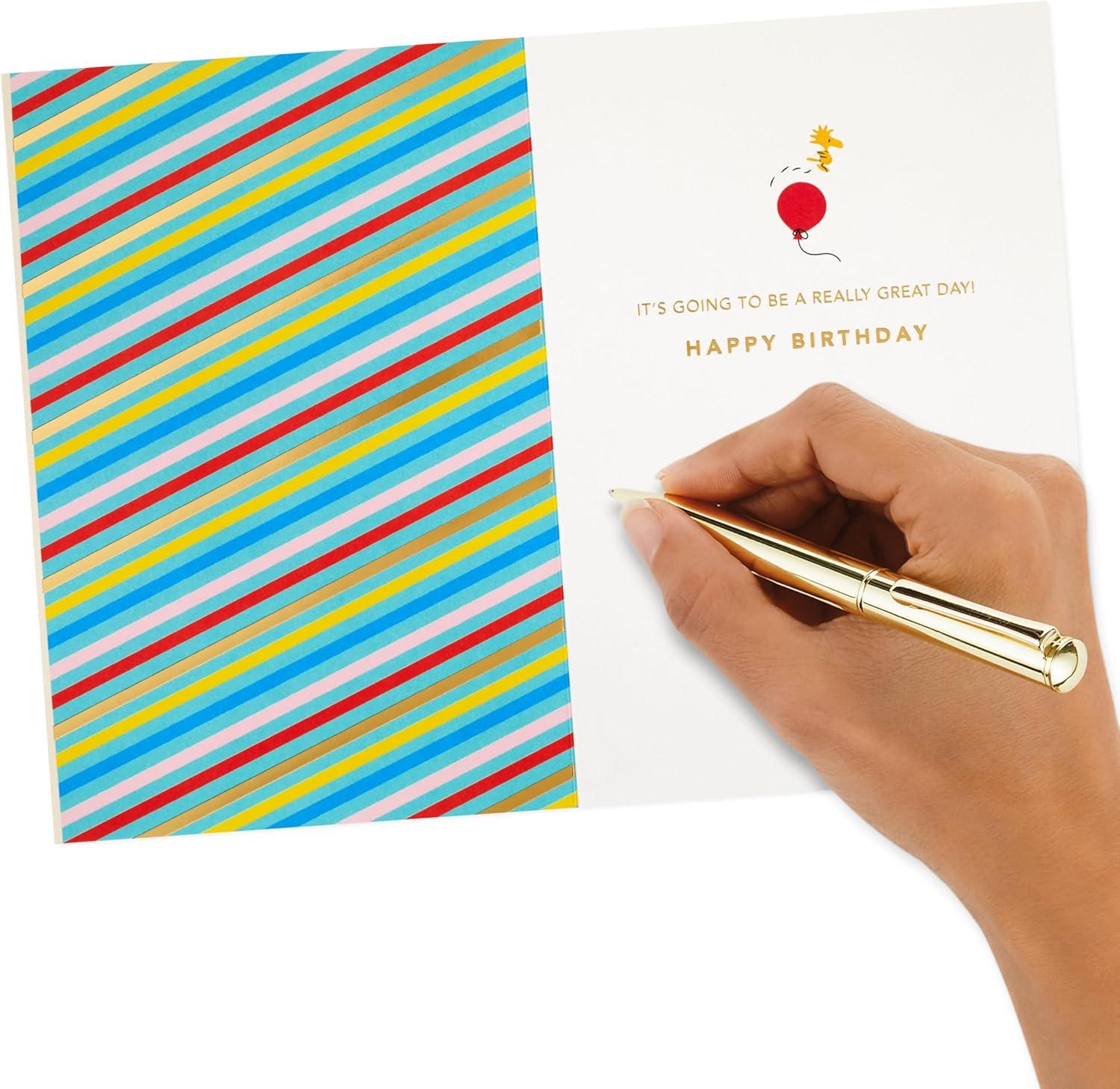 imageHallmark Signature Peanuts Birthday Card Charlie Brown and FriendsCharlie Brown and Friends