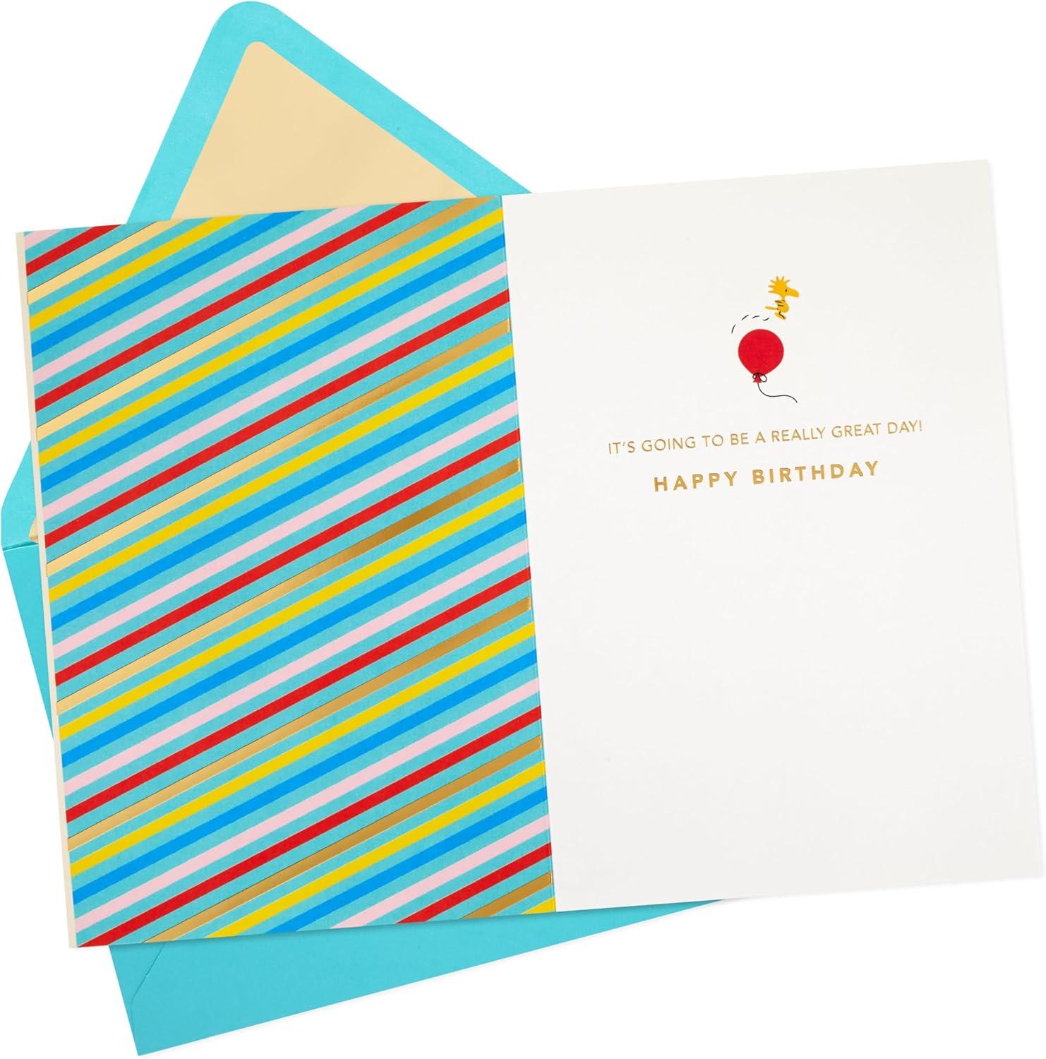 imageHallmark Signature Peanuts Birthday Card Charlie Brown and FriendsCharlie Brown and Friends