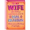 Hallmark Funny Birthday Card for Wife (Really Mean It)