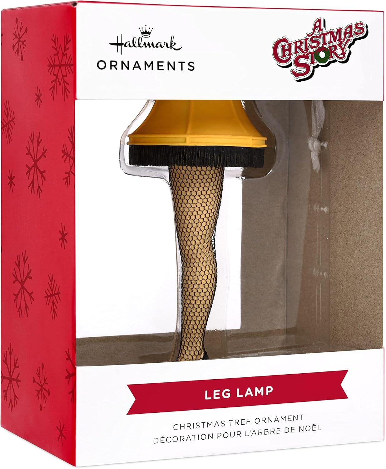 imageHallmark A Christmas Story Leg Lamp Resin Christmas Ornament 15 x 375 x 15 inchesLeg Lamp 2022