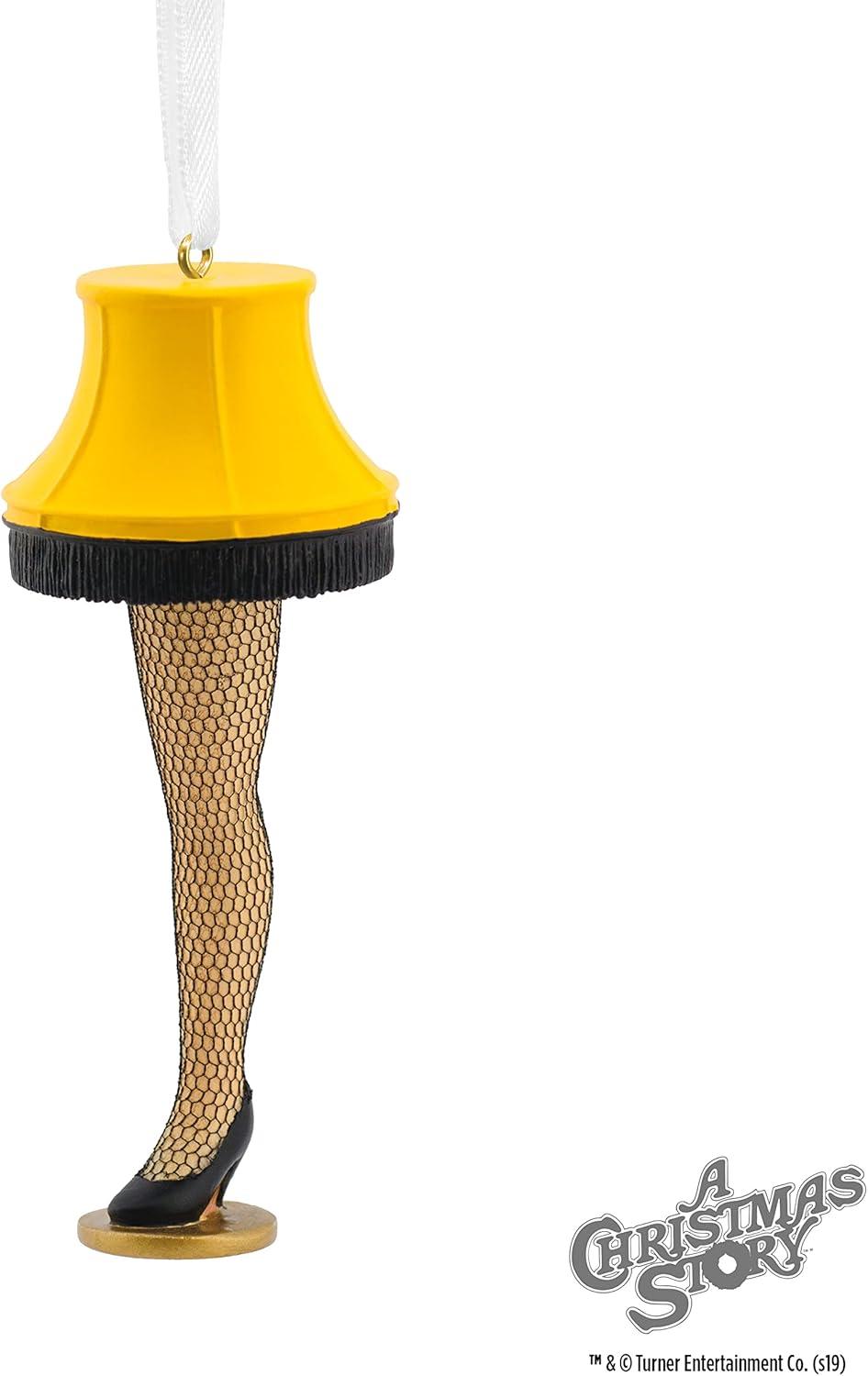 imageHallmark A Christmas Story Leg Lamp Resin Christmas Ornament 15 x 375 x 15 inchesLeg Lamp 2022