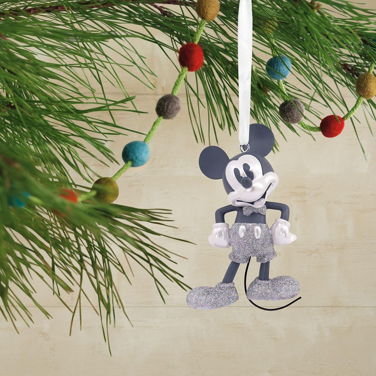 imageHallmark Disney Mickey Mouse Holding Ornament Christmas OrnamentDisney 100th Anniversary