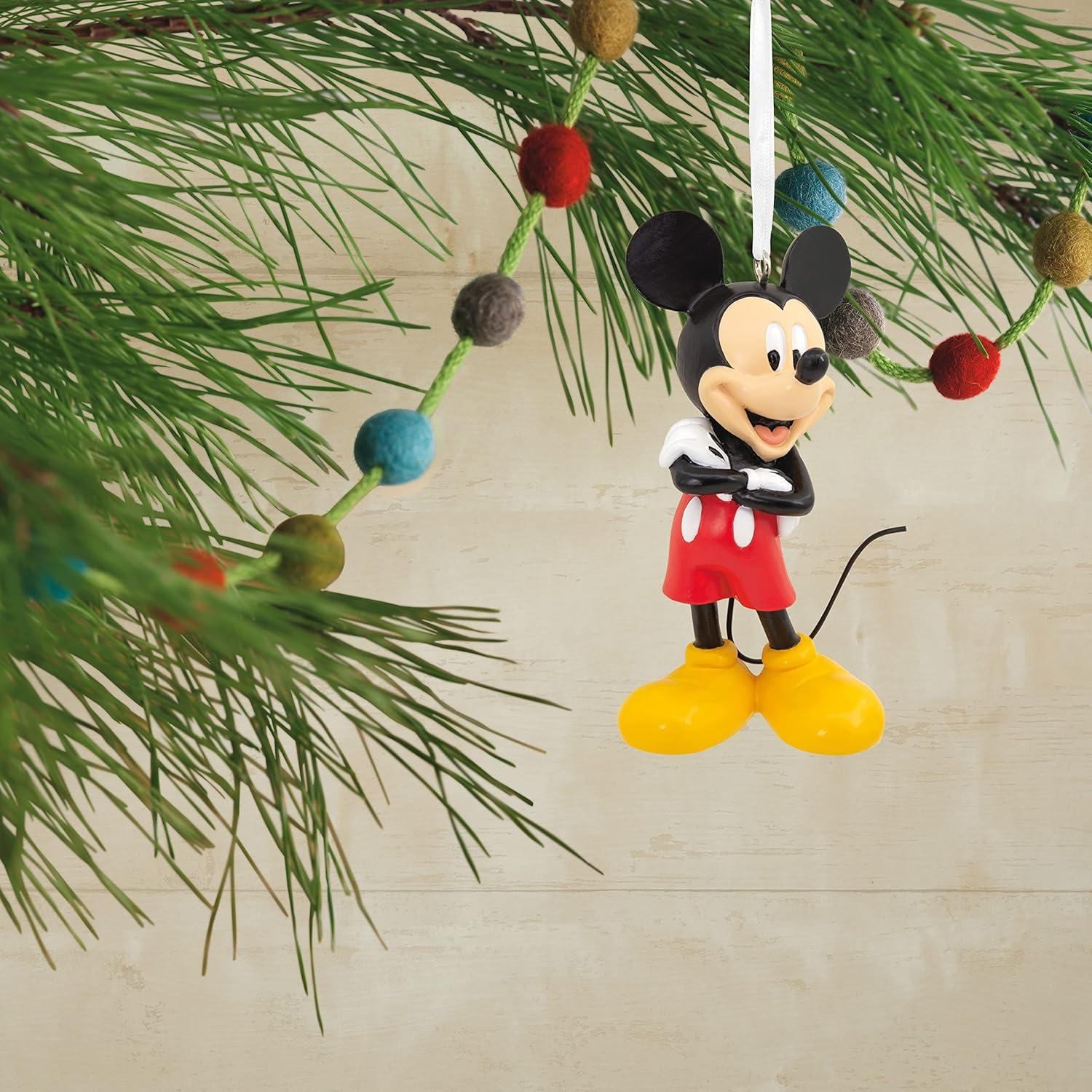 imageHallmark Disney Mickey Mouse Holding Ornament Christmas OrnamentMickey Classic Pose