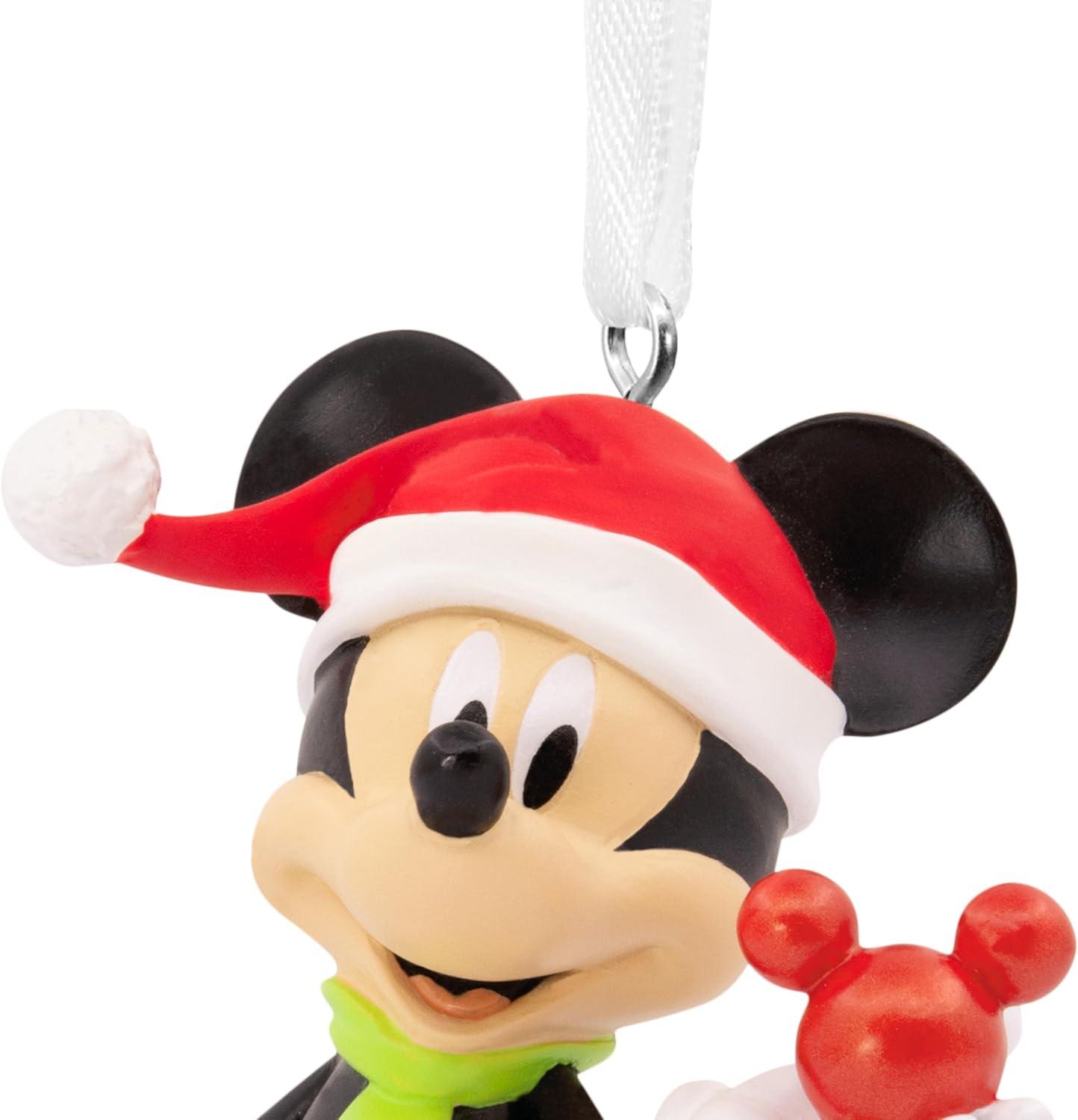imageHallmark Disney Mickey Mouse Holding Ornament Christmas OrnamentMickey Holding Ornament