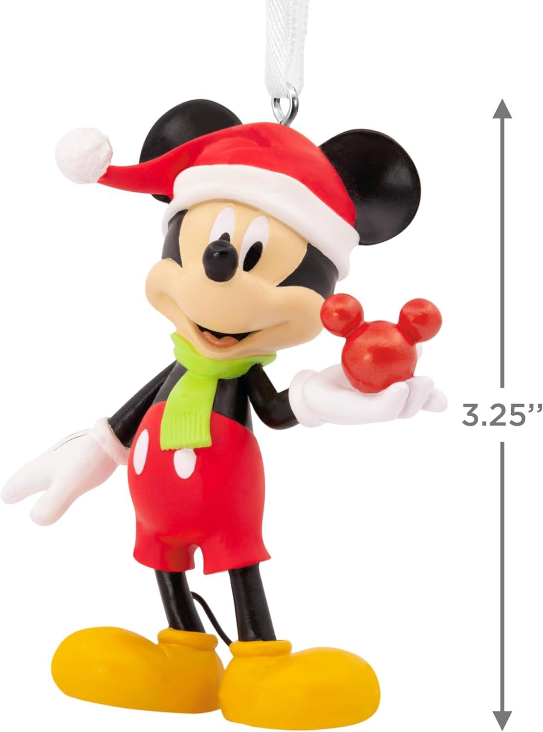 imageHallmark Disney Mickey Mouse Holding Ornament Christmas OrnamentMickey Holding Ornament
