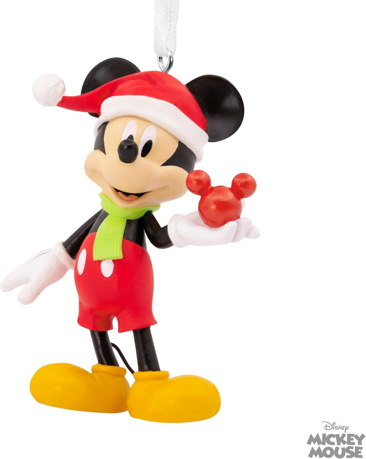 imageHallmark Disney Mickey Mouse Holding Ornament Christmas OrnamentMickey Holding Ornament