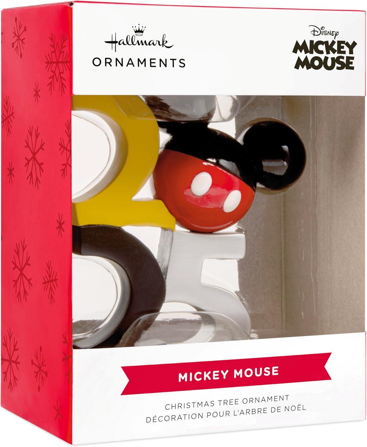 imageHallmark Disney Mickey Mouse Icon 2025 Christmas Ornament Gifts for Disney Fans