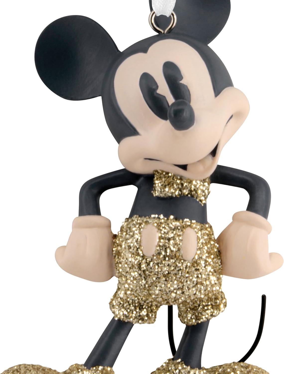 imageHallmark Disney Mickey Mouse Sparkling Christmas Ornament Gifts for Disney Fans