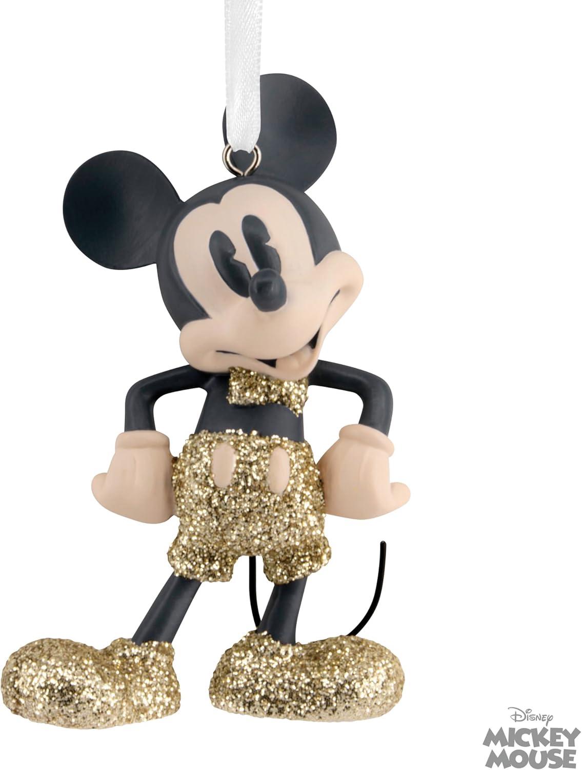 imageHallmark Disney Mickey Mouse Sparkling Christmas Ornament Gifts for Disney Fans