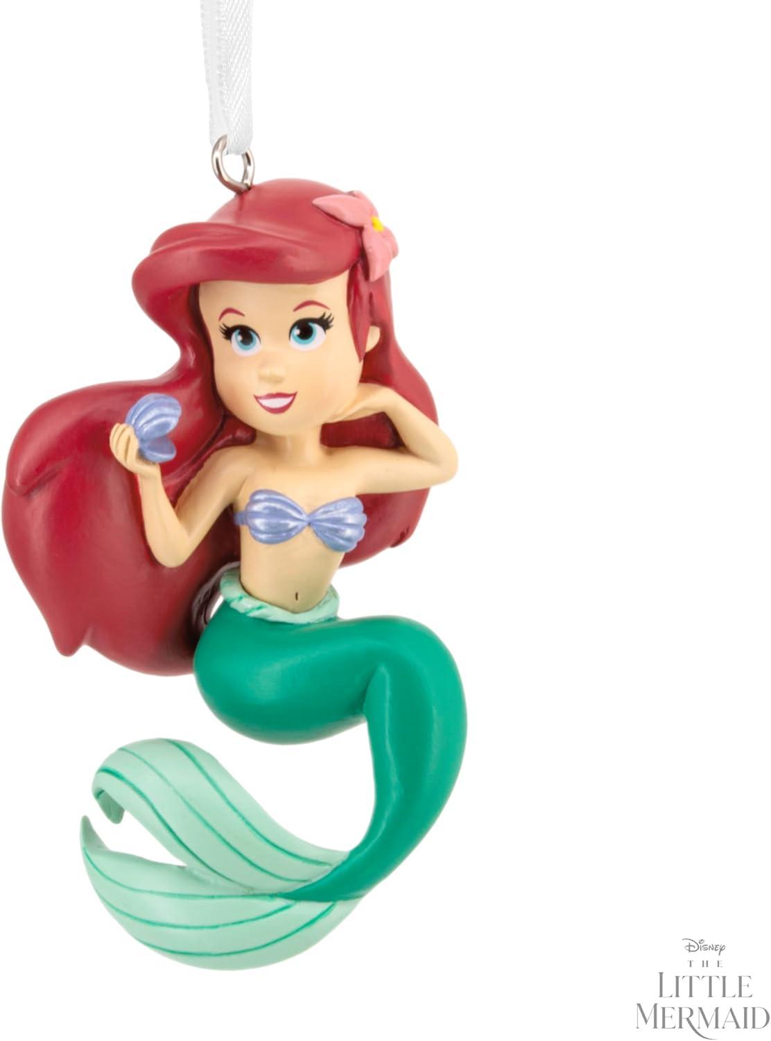 imageHallmark Disney Princess Ariel Stylized Christmas Ornament Gifts for Disney Fans