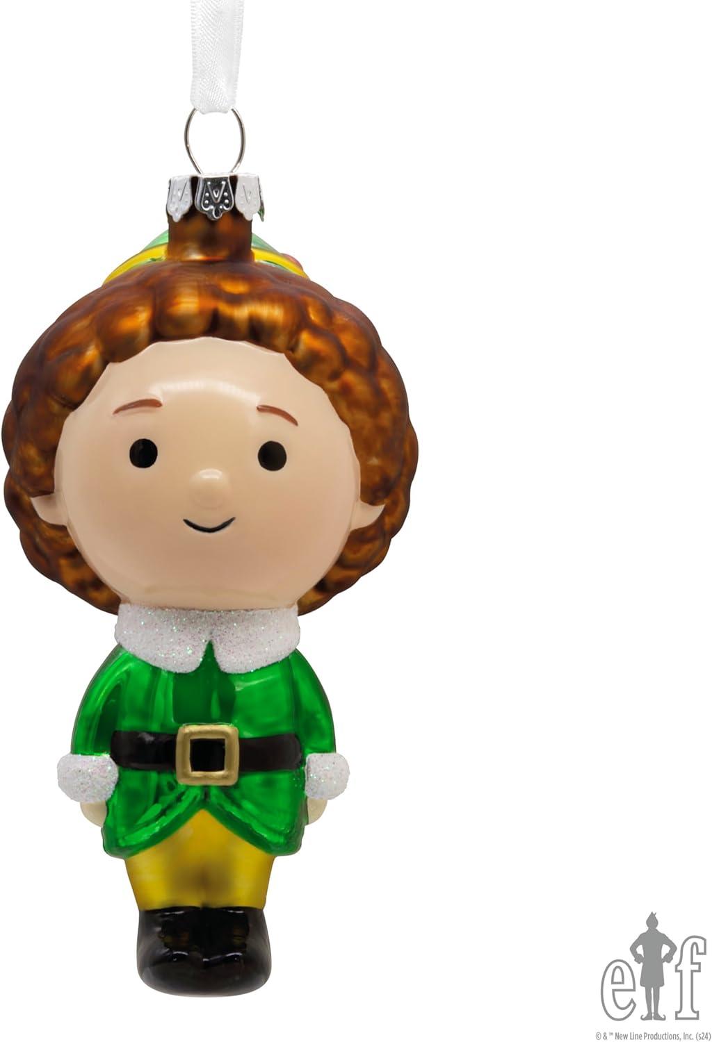 imageHallmark Elf Buddy The Elf Singing Christmas OrnamentBuddy the Elf Blown Glass