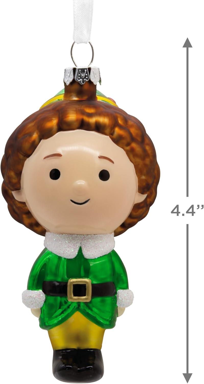 imageHallmark Elf Buddy The Elf Singing Christmas OrnamentBuddy the Elf Blown Glass