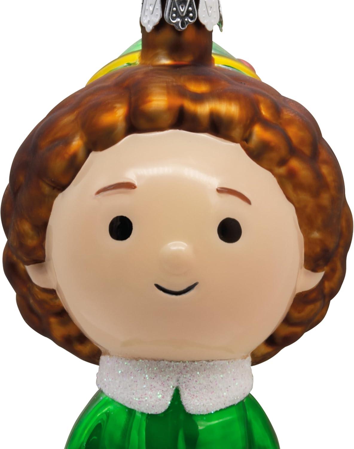 imageHallmark Elf Buddy The Elf Singing Christmas OrnamentBuddy the Elf Blown Glass