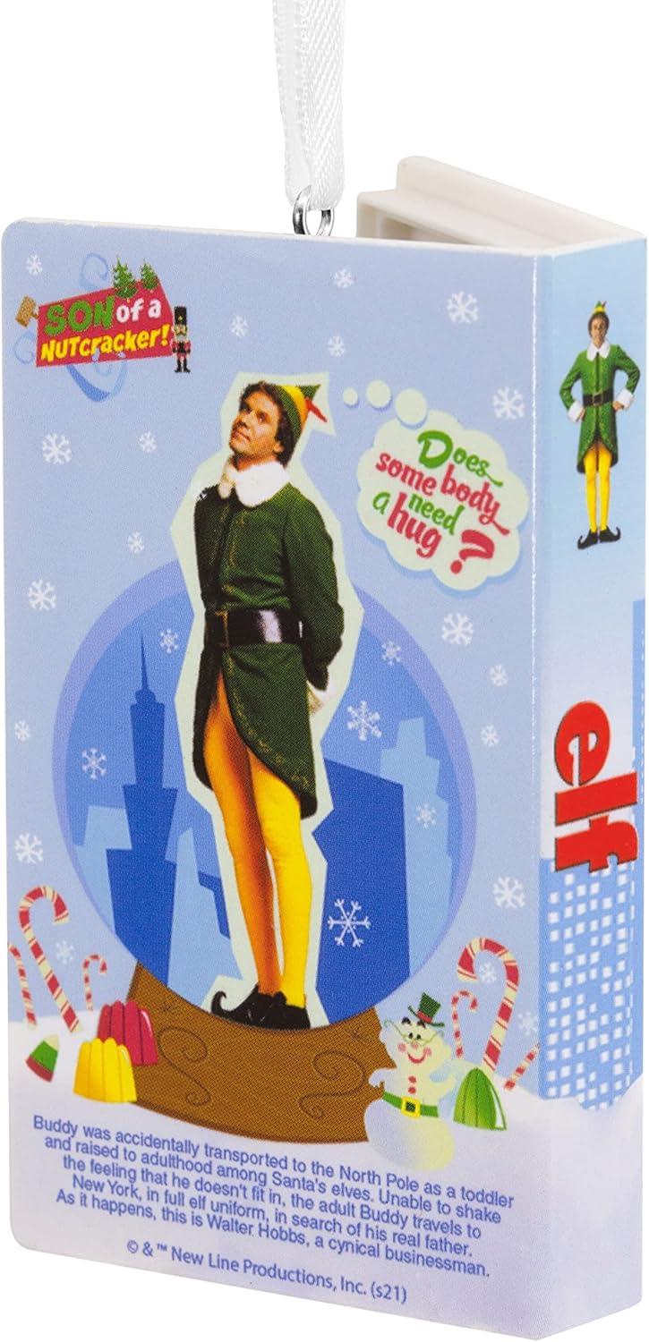 imageHallmark Elf Buddy The Elf Singing Christmas OrnamentElf Movie Retro Video Cassette