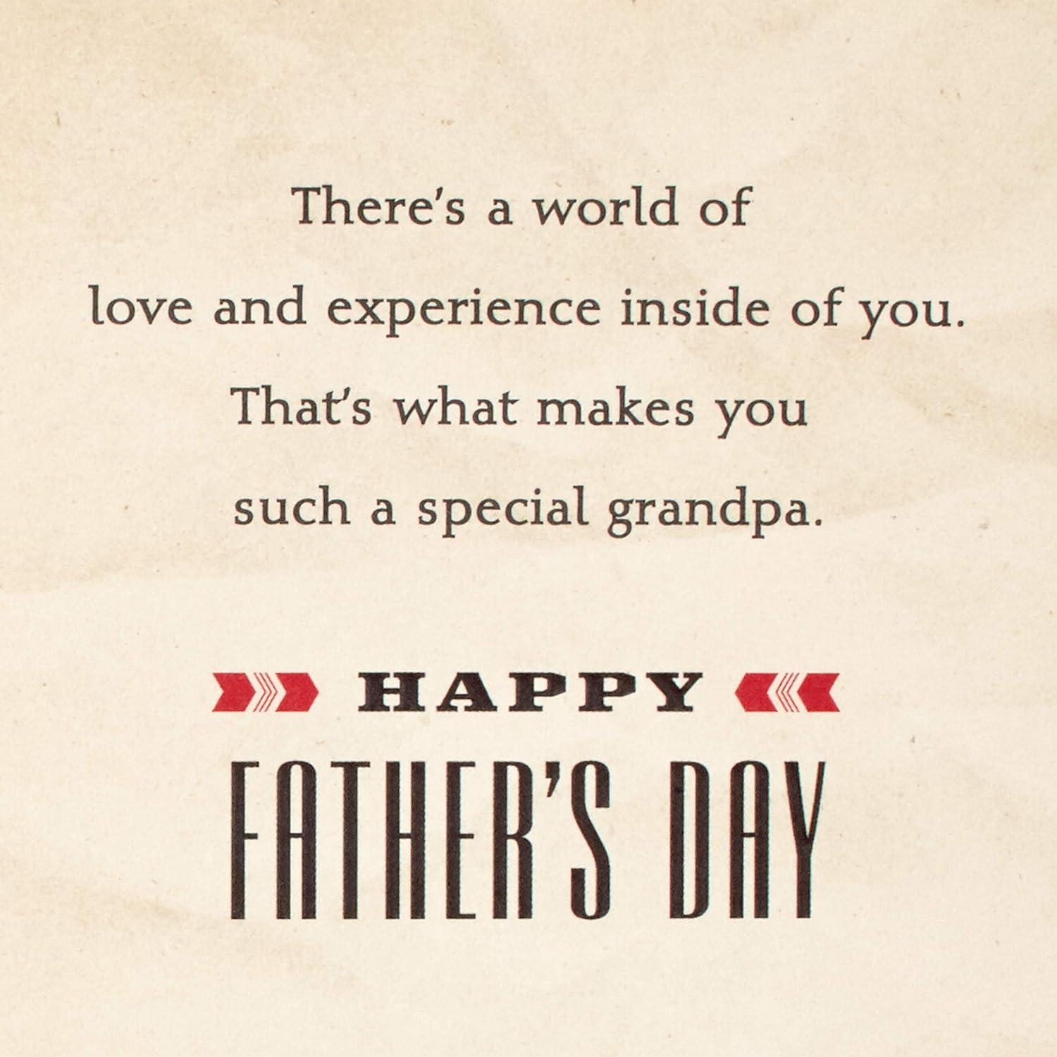 imageHallmark Fathers Day Card for Grandpa Mickey Mouse World of Love and Experience 599FFW9465Grandpa Mickey Mouse