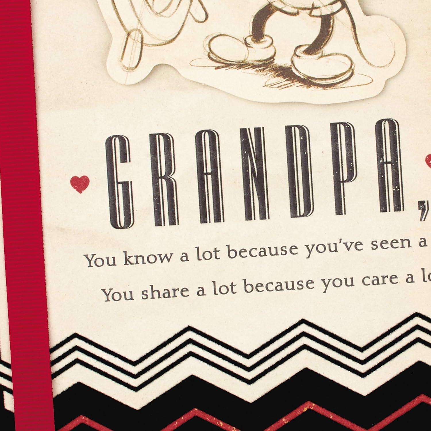 imageHallmark Fathers Day Card for Grandpa Mickey Mouse World of Love and Experience 599FFW9465Grandpa Mickey Mouse