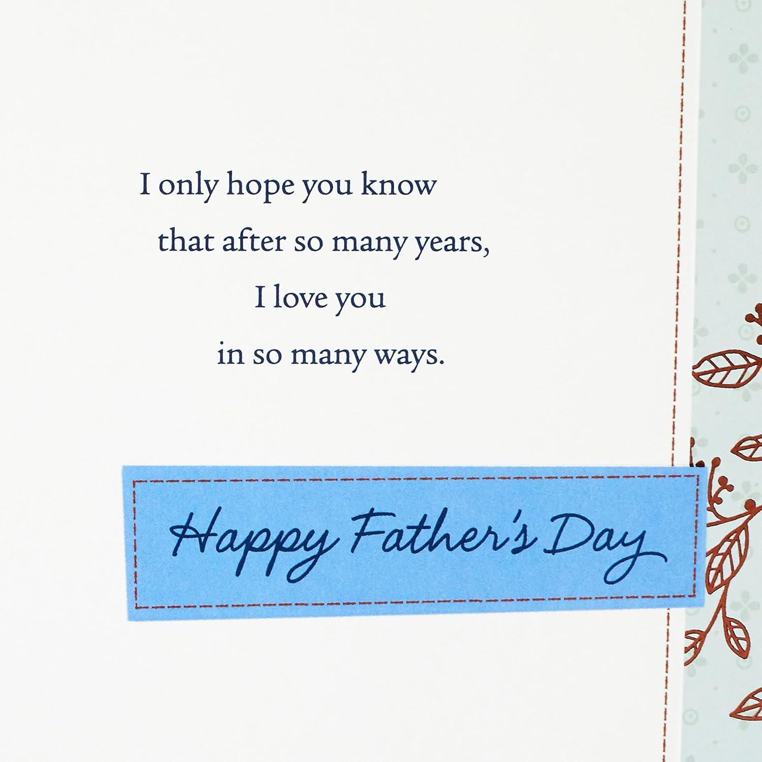 imageHallmark Fathers Day Card for Husband Stitched Accents
