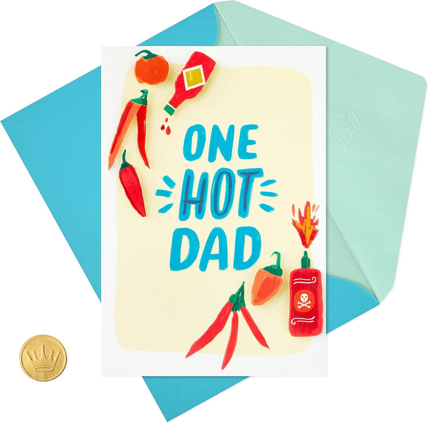 imageHallmark Fathers Day Card for Husband or Boyfriend One Hot Dad