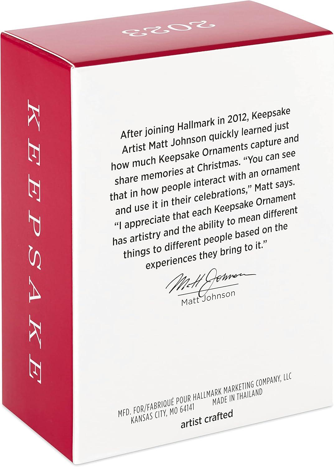 imageHallmark Keepsake Christmas Ornament 2024 Grandson Snowboarding Snowman 2024 Family Gifts2023 Granddaughter Christmas Sweater