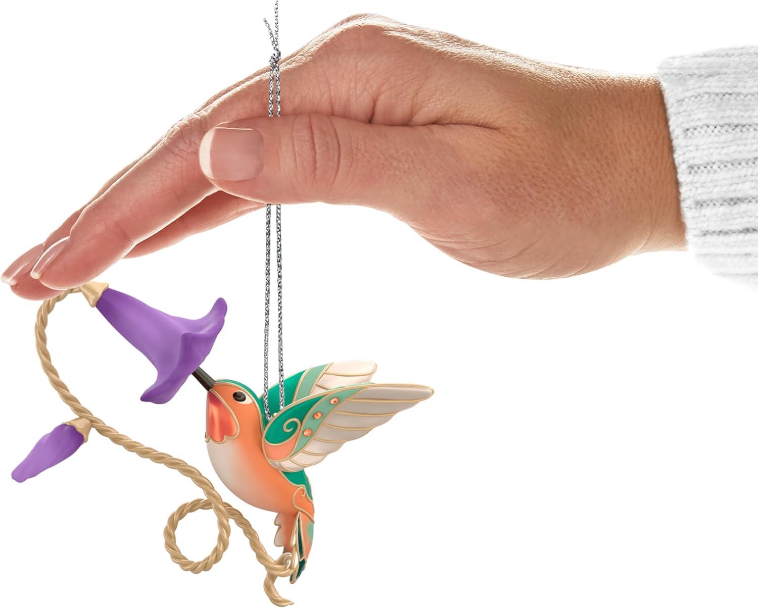 imageHallmark Keepsake Christmas Ornament 2024 The Beauty of Birds VioletGreen Swallow Gift for HerAllens Hummingbird
