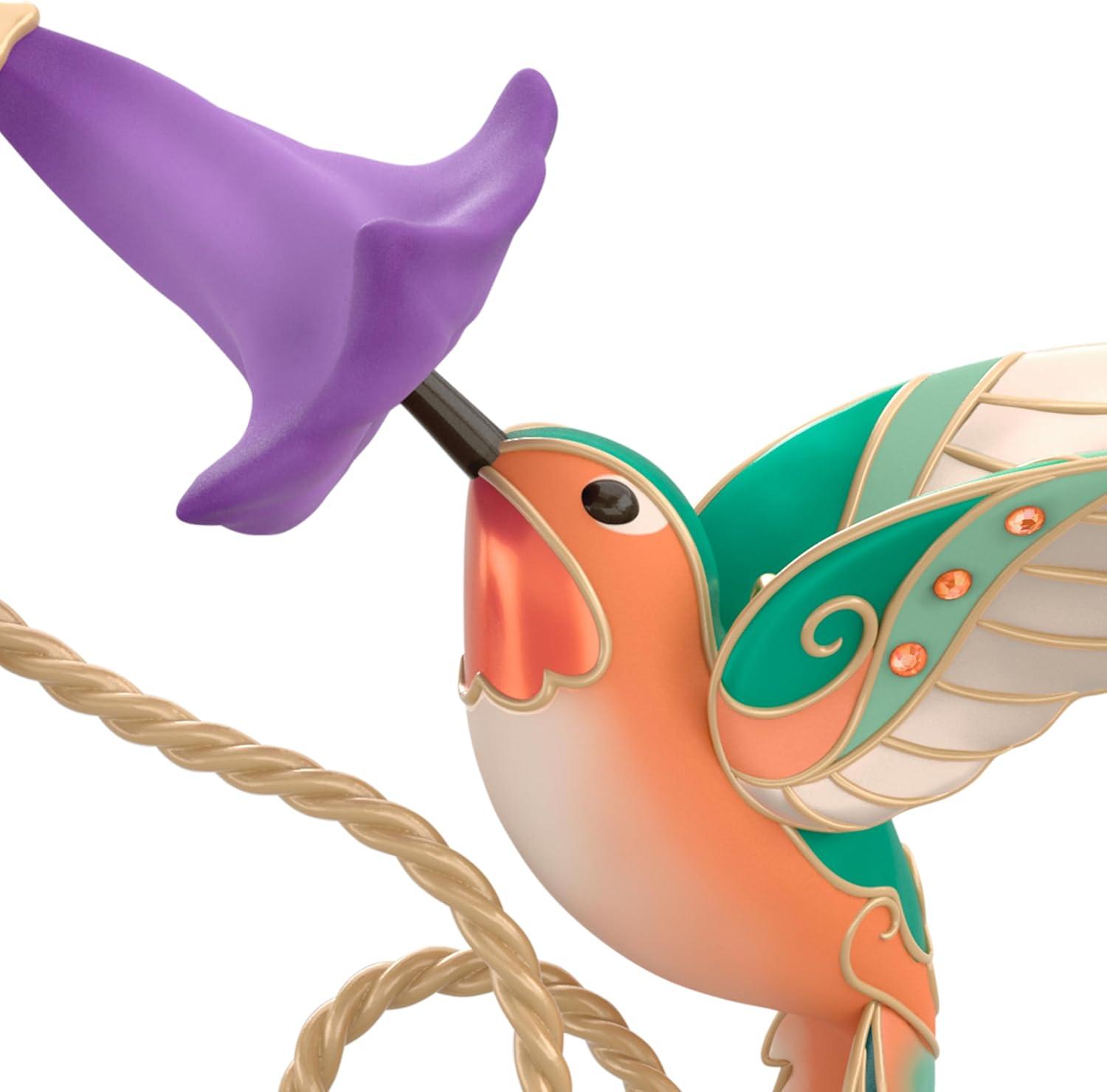 imageHallmark Keepsake Christmas Ornament 2024 The Beauty of Birds VioletGreen Swallow Gift for HerAllens Hummingbird