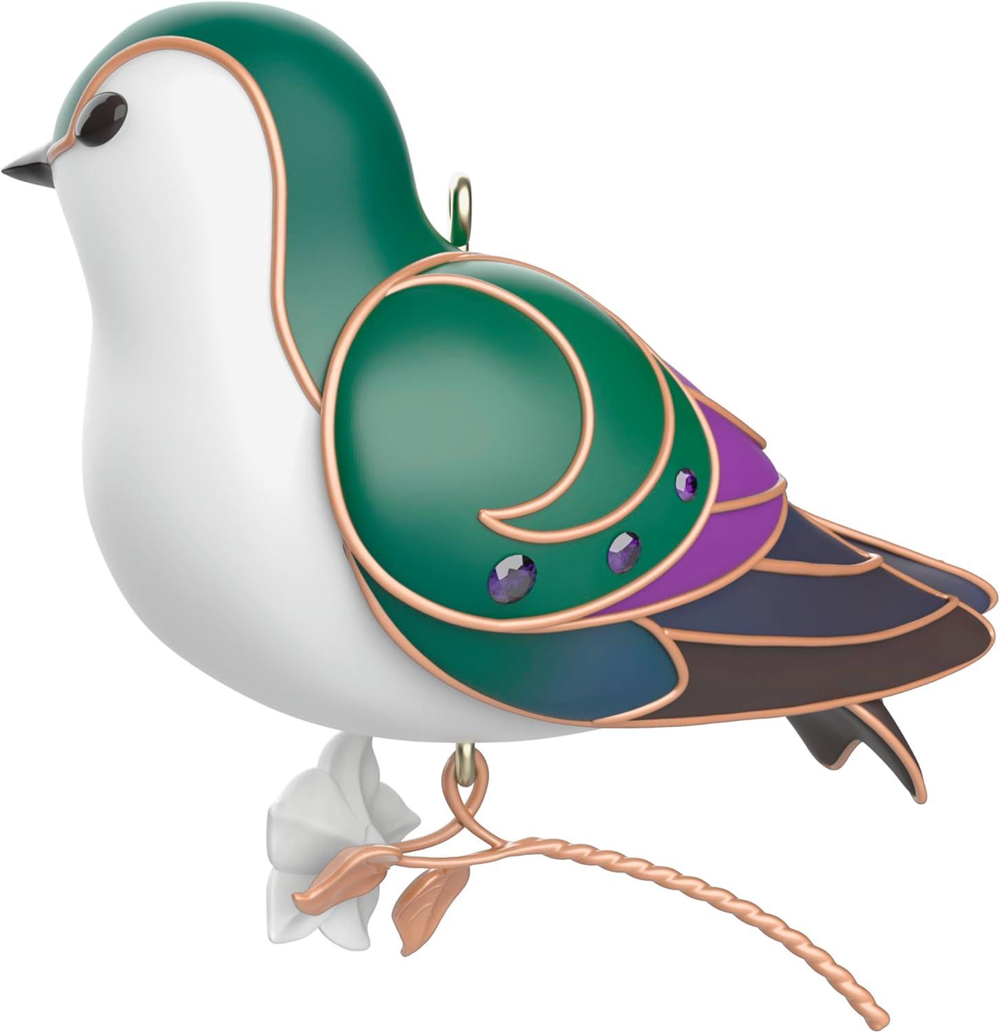 imageHallmark Keepsake Christmas Ornament 2024 The Beauty of Birds VioletGreen Swallow Gift for HerVioletGreen Swallow