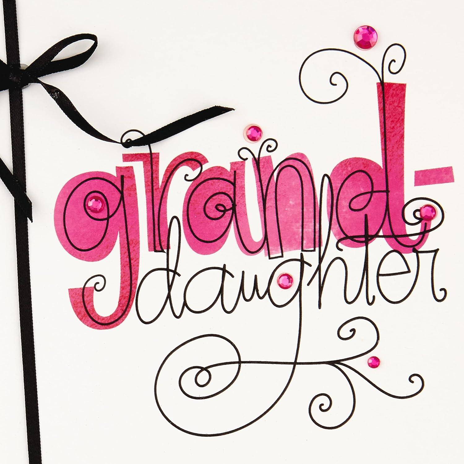 imageHallmark Valentines Day Card for Granddaughter Curly Lettering