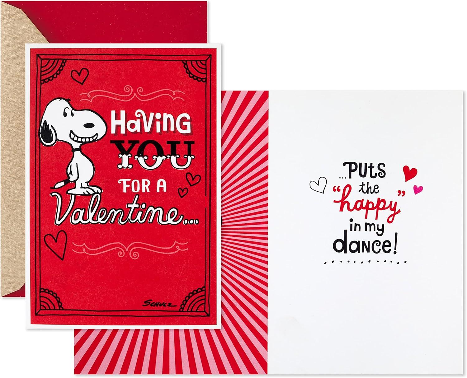 imageHallmark Valentines Day Cards Assortment Puppy and Kitten 6 Valentines Day Cards with EnvelopesPeanuts Card Assortment