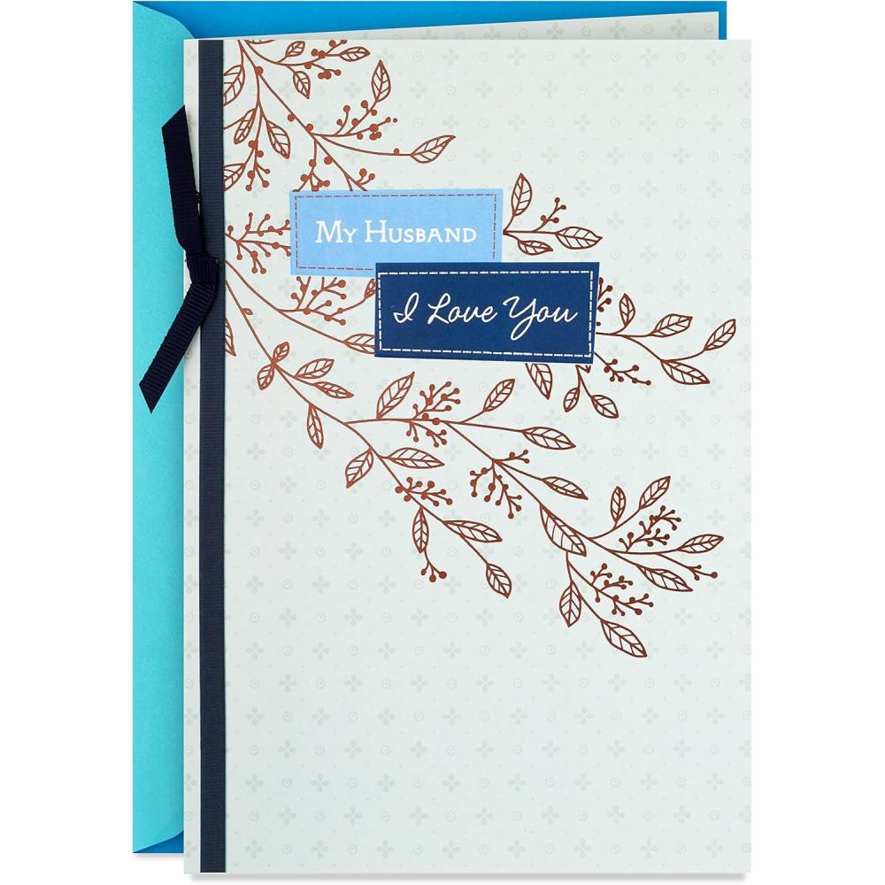 imageHallmark Fathers Day Card for Husband Stitched Accents