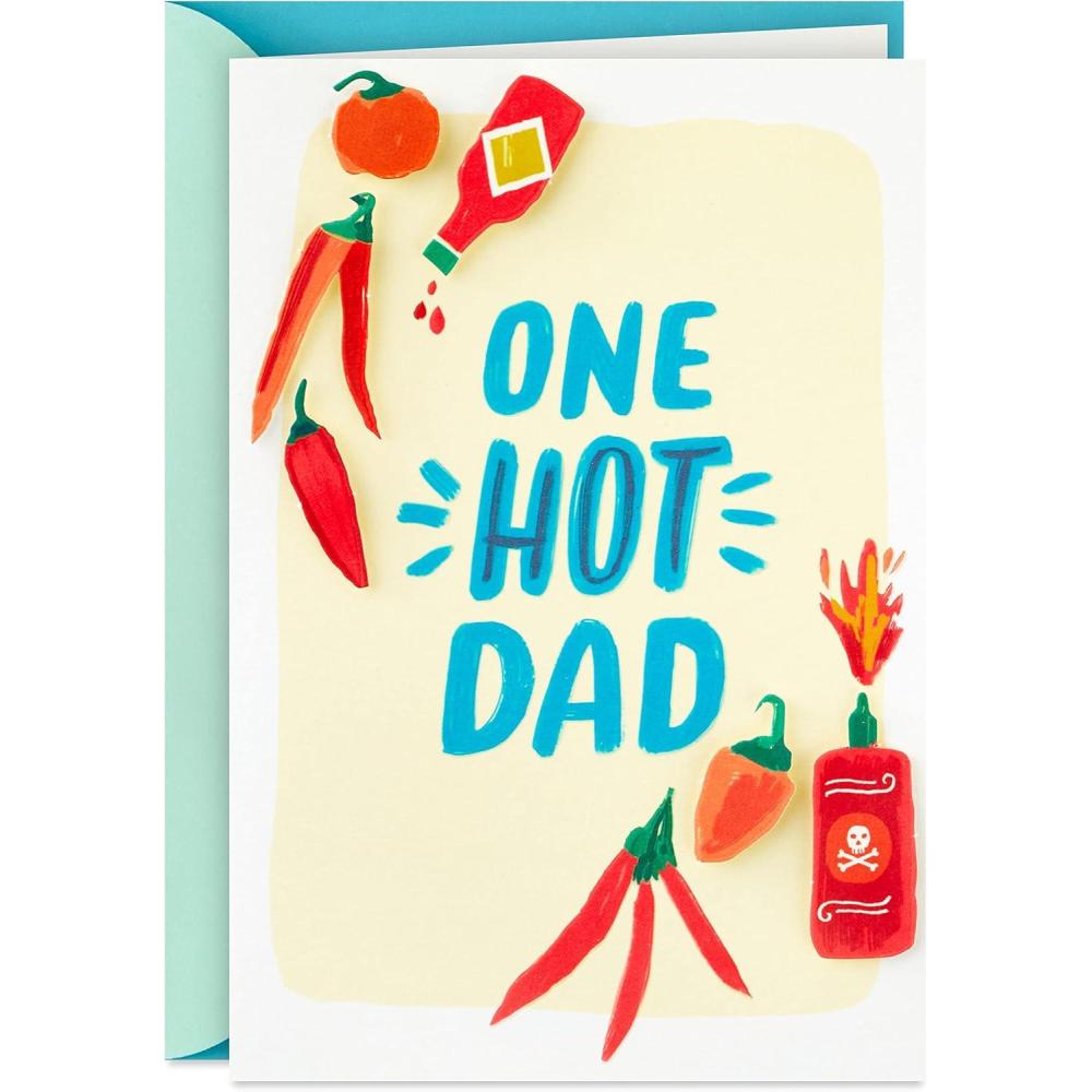 imageHallmark Fathers Day Card for Husband or Boyfriend One Hot Dad