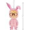 Hallmark A Christmas Story Ralphie in Bunny Suit Stylized Christmas Ornament, Christmas Movie Gifts