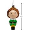 Hallmark Elf Buddy The Elf Singing Christmas Ornament(Buddy the Elf Blown Glass)