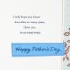 Hallmark Fathers Day Card for Husband (Stitched Accents)