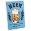 Hallmark Father’s Day Card with Removable Tin Sign (Beer)(Beer  Removable Tin Sign)