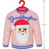 Hallmark Keepsake Christmas Ornament 2024, Grandson Snowboarding Snowman 2024, Family Gifts(2023 Granddaughter Christmas Sweater)