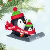 Hallmark Keepsake Christmas Ornament 2024, Grandson Snowboarding Snowman 2024, Family Gifts(2025 Dad & Me Penguins)