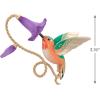 Hallmark Keepsake Christmas Ornament 2024, The Beauty of Birds Violet-Green Swallow, Gift for Her(Allen’s Hummingbird)