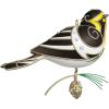Hallmark Keepsake Christmas Ornament 2024, The Beauty of Birds Violet-Green Swallow, Gift for Her(Blackburnian Warbler)