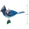 Hallmark Keepsake Christmas Ornament 2024, The Beauty of Birds Violet-Green Swallow, Gift for Her(Mini Steller’s Jay)