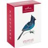 Hallmark Keepsake Christmas Ornament 2024, The Beauty of Birds Violet-Green Swallow, Gift for Her(Steller’s Jay)