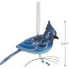 Hallmark Keepsake Christmas Ornament 2024, The Beauty of Birds Violet-Green Swallow, Gift for Her(Steller’s Jay)